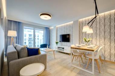 Blue Apartment Apart Studio
